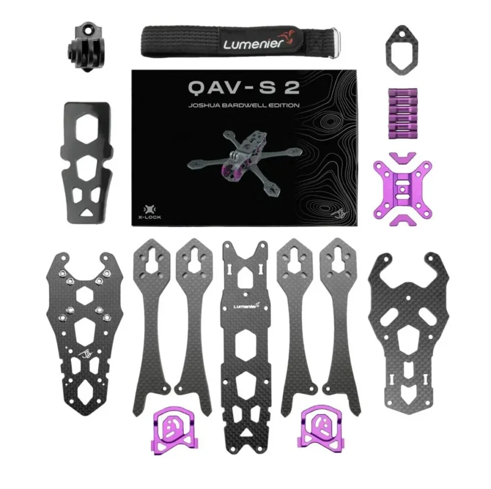 Lumenier QAV-S 2 Joshua Bardwell SE 5 inch Frame Kit - Image 6